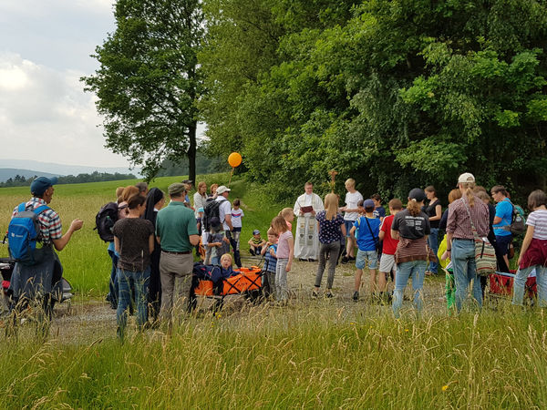 Station beim Unterwegsgottesdienst